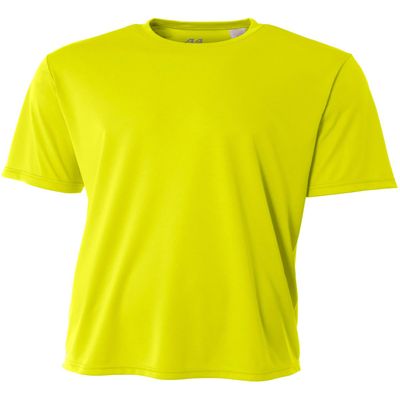 A4 Cooling Performance Tee (NB3142) Safety Yellow, L