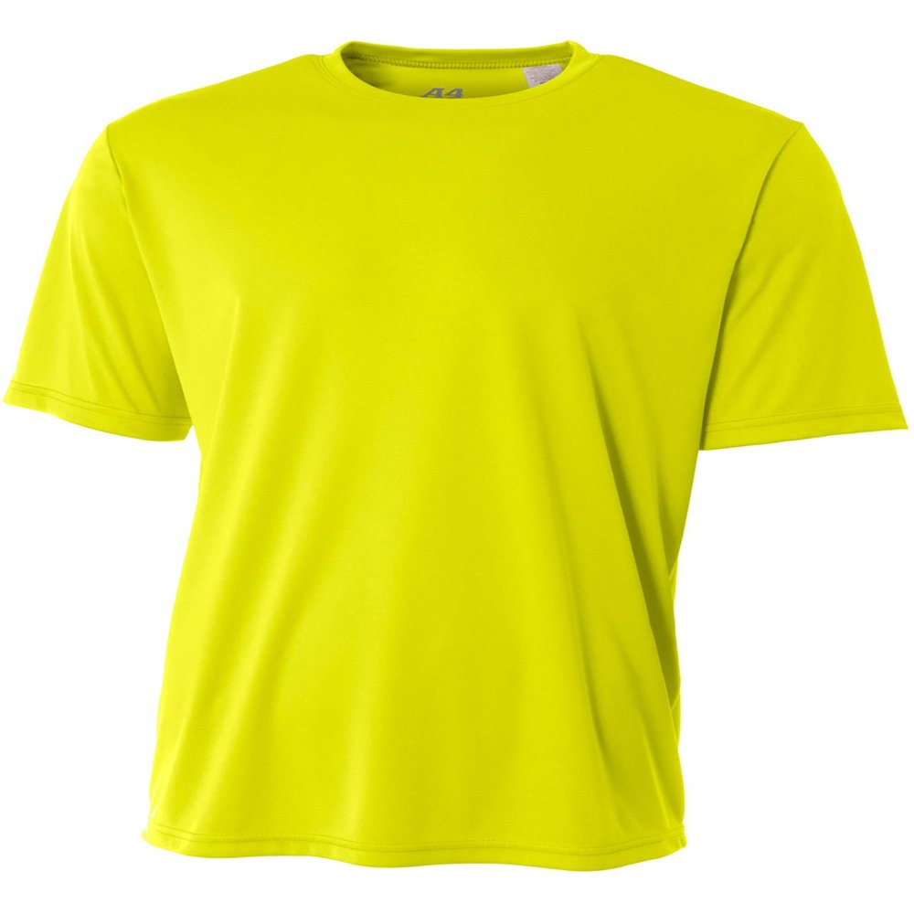 A4 Cooling Performance Tee (NB3142) Safety Yellow, L