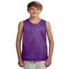 A4 Reversible Mesh Tank (N2206) Purple/White, XL view 1