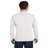 A Product of econscious Men's 5.5 oz, 100% Organic Cotton Classic Long-Sleeve T White view 2