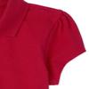 The Children's Place baby girls Uniform Ruffle Pique Polo Shirt, Ruby, 16 Plus view 3