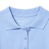 The Children's Place girls Short Sleeve Picque Polo Dress, Day Break Single, X-Large US view 2