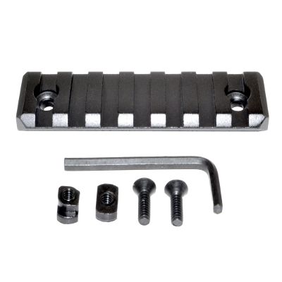 Sniper-Grunt 5 Slot Single Picatinny Rail Section for M-lok Style Mount