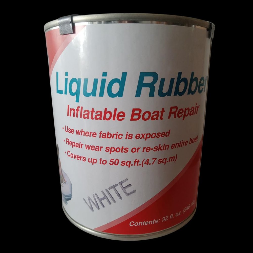 Inland Marine USA Liquid Rubber for Re-Skinning of Inflatable Boats and Dinghies (White)