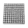 Alomejor 100pcs Replacement Plastic Pool Cue Tips 11mm for Pool Cues Snooker Billiards
