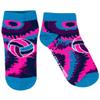 ChalkTalkSPORTS Volleyball Athletic Ankle Socks | Volleyball Tie-Dye Swirl view 2