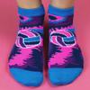 ChalkTalkSPORTS Volleyball Athletic Ankle Socks | Volleyball Tie-Dye Swirl view 4