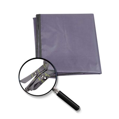 REDCAMP Large Waterproof Camping Tarp Lightweight, Multifunctional Insulated Tent Footprint for Camping Hiking Backpacking, Grey 118"x116"