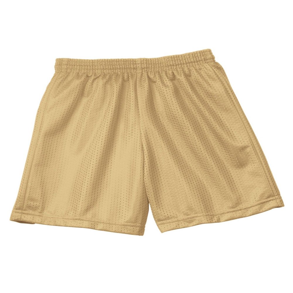 A4 Tricot-Lined 6 Mesh Shorts (NB5301) Vegas Gold, XL