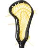 StringKing Womens Mark 2 Offense Lacrosse Head Strung with Women's Type 4 Mesh (Black/Yellow) view 2