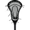 StringKing Girl's Complete Junior Youth Lacrosse Stick with Shorter Alloy Shaft and Women's Type 4 Mesh (Black/Black) view 1