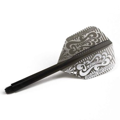 Darts Flight CONDOR Flight Psyche Logo Small Black Clear Black Condor