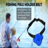 Tbest Rod Floats Fishing Poles Belt,Fishing Rod Belt Holder Fighting,Fishing Rod Waist But Rest,Fishing Fighting Belt Adjustable Waist Fighting Belt Fish Accessories(Blue) view 4