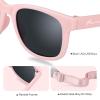 NACUWA Baby Sunglasses - 100% UV Proof Sunglasses for Baby, Toddler, Kids - Ages 0-2 Years - Case and Pouch included view 3