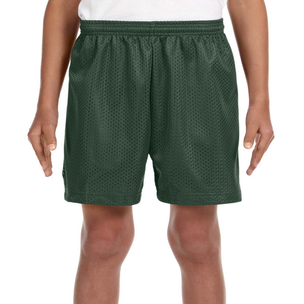 A4 Tricot-Lined 6 Mesh Shorts (NB5301) Forest Green, M