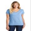 District Women's Astro V-Neck Tee 4XL Royal Astro view 1