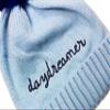 S.W.A.K Girls Knit Hat, Scarf And Gloves Set- Blue/Navy view 2