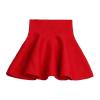 Mesinsefra Little Girl's High Waist Knitted Casual Uniform Skirt Red Tag 130cm-51(5-6Y) view 1