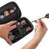 Casemaster Sentinel 6 Dart Case, Holds Extra Accessories, Tips, Shafts and Flights, Compatible with Steel and Soft Tip Darts, Impact & Water Resistant Tactech Shell, Red Zipper view 3
