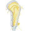 StringKing Womens Mark 2 Offense Lacrosse Head Strung with Women's Type 4 Mesh (White/Yellow) view 2