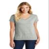 District Women's Astro V-Neck Tee XS Grey Astro view 1