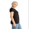 District Women's Fitted Perfect Tri Tee DT155, Black Frost, 4X-Large view 2