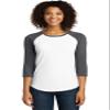 District Women's Fitted 3/4-Sleeve Raglan Tee view 1