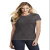 District Women's Fitted Perfect Tri Tee XS Heathered Charcoal view 1