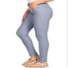 ICONOFLASH Women's 5 Pocket Jeggings Stretchy Pull On Skinny Jean Leggings Everyday Comfort Slate Gray Size Large view 2