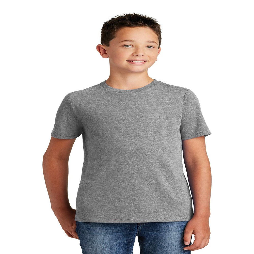 District Youth Perfect Tri Tee L Grey Frost