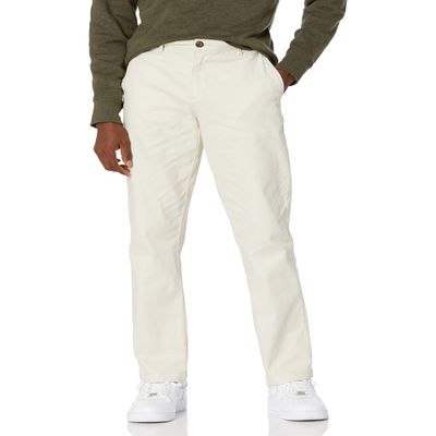 Amazon Essentials Men's Athletic-Fit Chino Pants, Stone, 40W x 32L