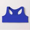 Kurve Girls Seamless Lightweight Stretchy Racerback Sports Bra, Cobalt Age 9-14 view 2