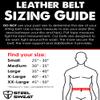 Steel Sweat Weight Lifting Belt - 4 Inches Wide by 10mm - Single Prong Powerlifting Belt that's Heavy Duty - Vegetable Tanned Leather - Oat Large view 2