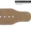 Steel Sweat Weight Lifting Belt - 4 Inches Wide by 10mm - Single Prong Powerlifting Belt that's Heavy Duty - Vegetable Tanned Leather - Oat Large view 4