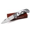 Wild Turkey Handmade Collection Old Fashioned Two Tone Lock Back Folding Knife.. (Wolf) view 1