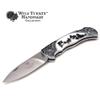 Wild Turkey Handmade Collection Old Fashioned Two Tone Lock Back Folding Knife.. (Wolf) view 2