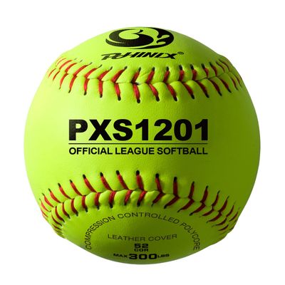 PHINIX Slow-Pitch Softballs Professional Quality Practice Competitions 11" & 12" Options (COR .52 / Comp.300) (12 Inch Box of 12)