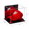 Better Display Cases Acrylic Baseball Cap Display Case with Mirror and Red Risers (A006-RR) view 2