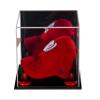 Better Display Cases Acrylic Baseball Cap Display Case with Mirror and Red Risers (A006-RR) view 3