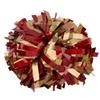 ICOCHEER Cheerleading Pom Poms Metalic Holographic Cheerleader 6 inch 1 Pair 2 Pieces (Red/Gold) view 1
