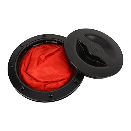 6 Inch Kayak Hatch Cover, Weatherproof Durable Deck Plate Kit with Storage Bag, Marine Hatch Plate for Kayak Canoe Boat Fishing Anglers