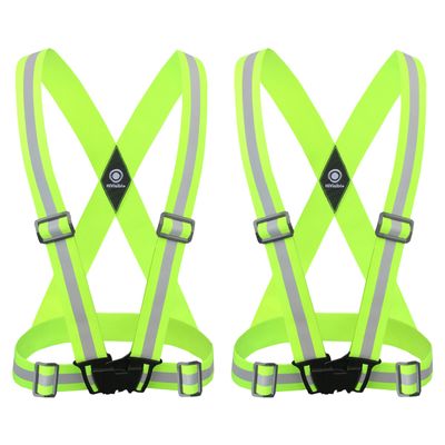 HiVisible 2 Safety Straps Reflective Vest