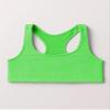 Kurve Girls Seamless Lightweight Racerback Sports Bra, Neon Green, Age 9-14 view 2
