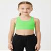 Kurve Girls Seamless Lightweight Racerback Sports Bra, Neon Green, Age 9-14 view 4