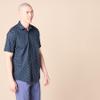Amazon Essentials Men's Regular-Fit Short-Sleeve Print Shirt, Navy White Anchor Print, X-Large view 3