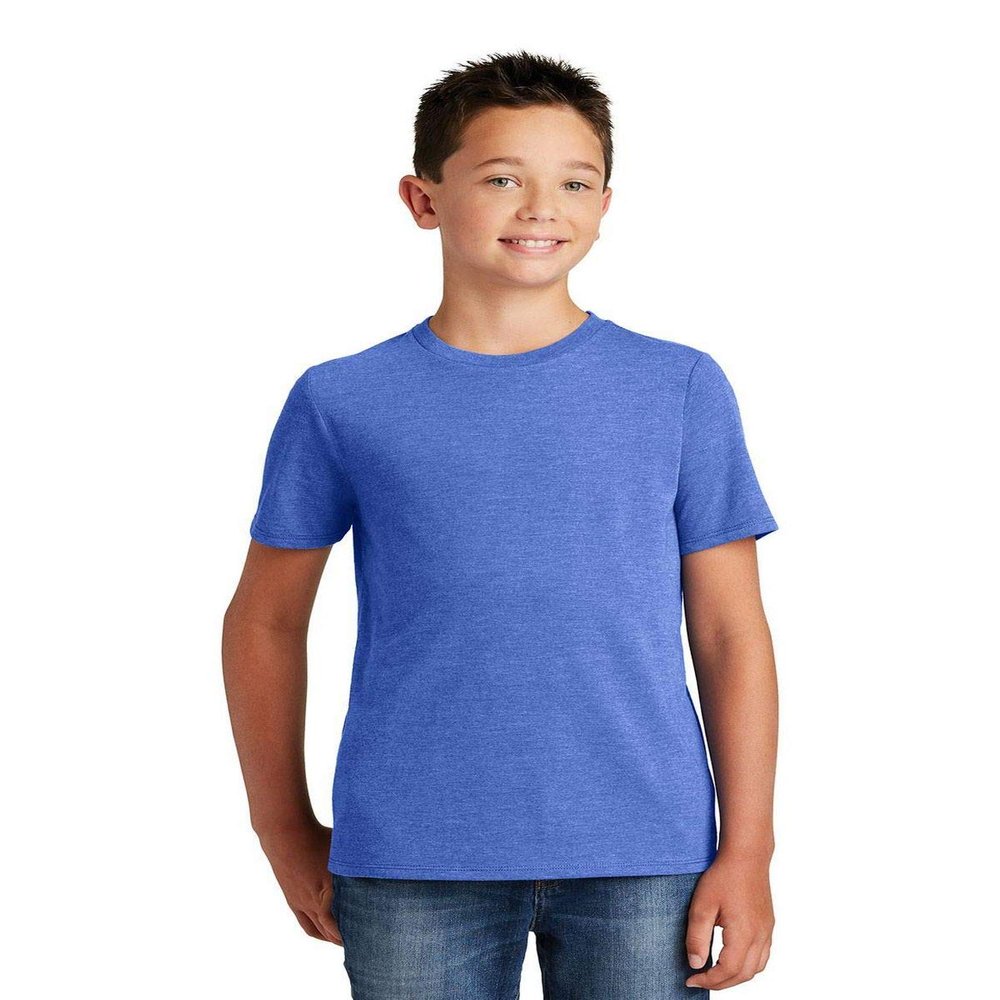 District Youth Perfect Tri Tee L Royal Frost