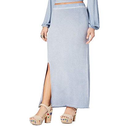 American Rag Juniors Pull On Maxi Skirt Blue XS