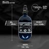 HK Army Aerolite Aerolite Air System - 48ci/4500psi Lightweight Carbon Fiber Tank with 800psi Regulator for Paintball & Airsoft Gear - Blue view 4