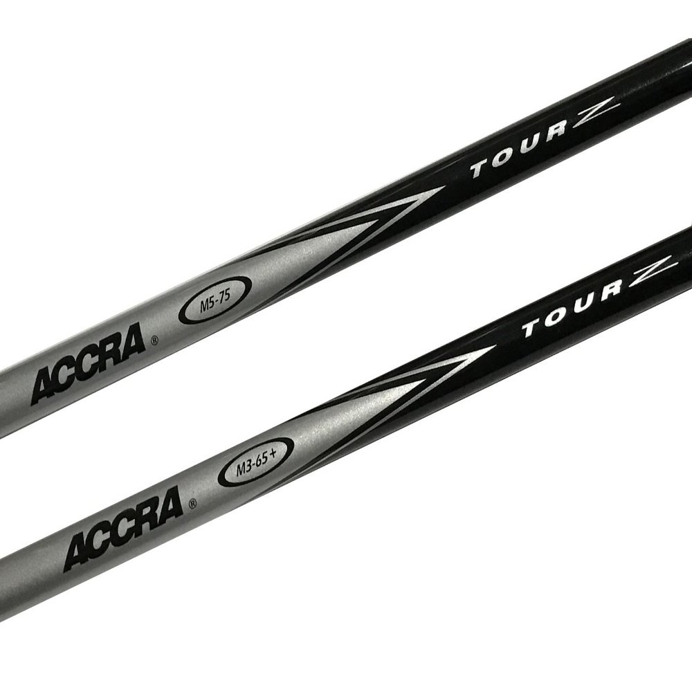 Accra New Tour Z 75 Responsive Tip RT Driver Shaft + Adapter & Grip (Regular) (Covert, Vapor)