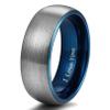 TRUMIUM 8mm Tungsten Ring I Love You for Men Women Couple Wedding Band Comfort Fit Size 10.5 view 1